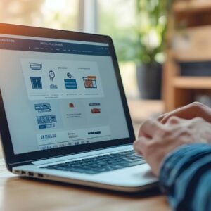 Ecommerce WordPress template preview