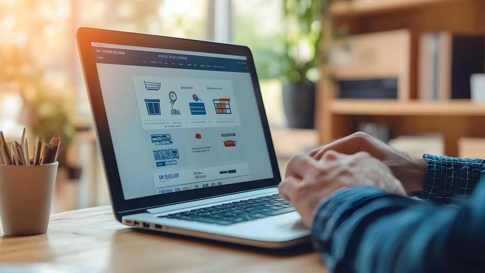 Ecommerce WordPress template preview