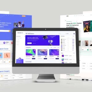 Freelancer service WordPress website template preview